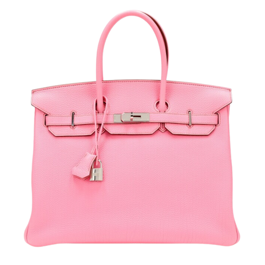 Hermes Birkin 35 Bubblegum Pink 5P Togo Leather