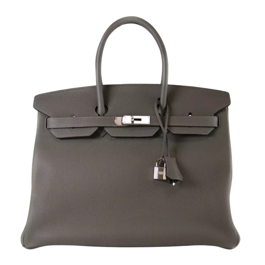 Hermes Birkin 35 Gris Meyer Togo Leather