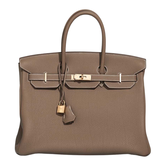 Hermes Birkin 35 Etoupe Togo Leather