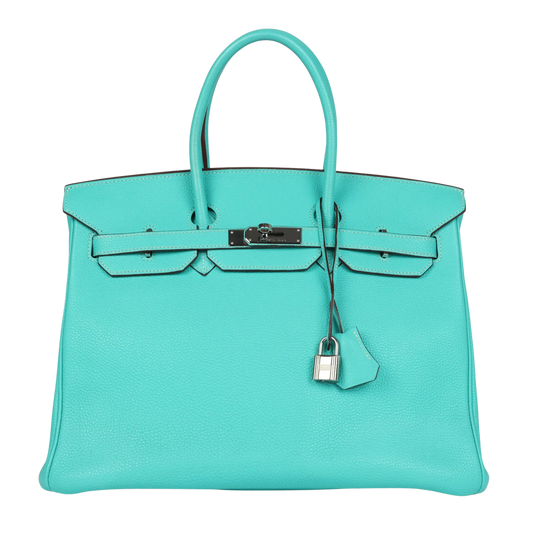 Hermes Birkin 35 Lagon Togo Leather
