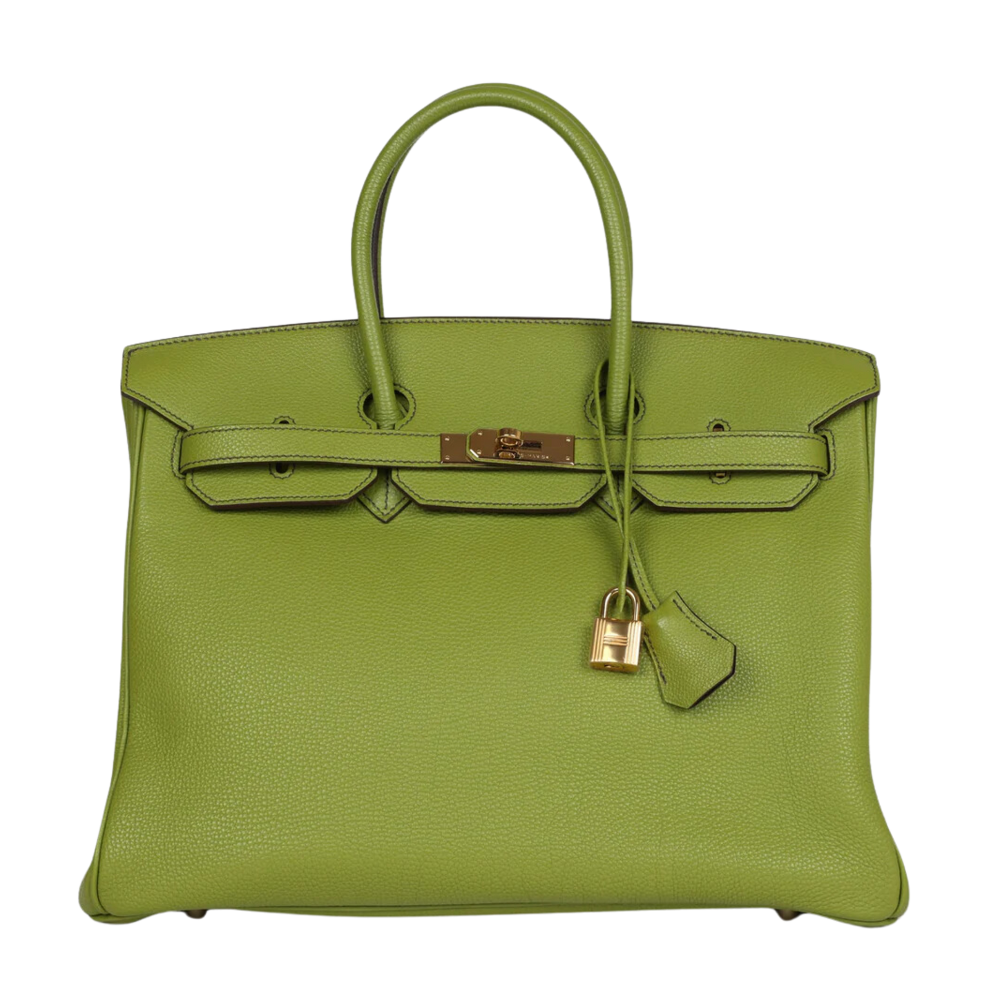 Hermes Birkin 35 Vert Anis Verso Togo Leather