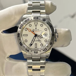 Rolex Daytona Ref. 116599RU White Gold Factory Baguette/Ruby Set on Leather