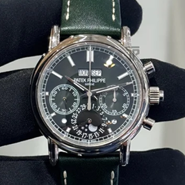 Patek Philippe Calatrava Ref. 5212A Complications 40mm Light Brown Strap Silver Opaline Dial