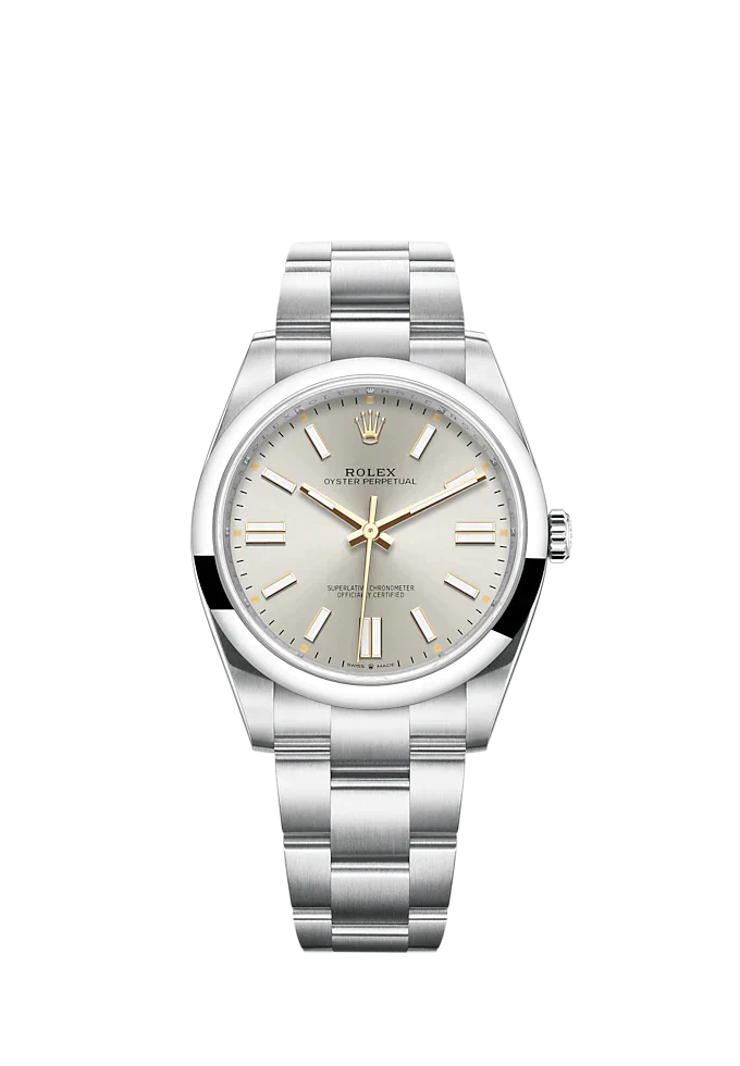 Rolex Oyster Perpetual 41MM Silver Dial