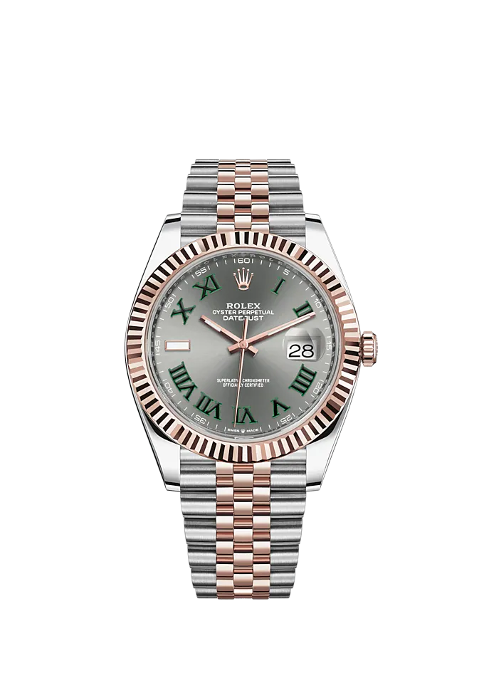 Rolex Datejust Two Tone RG/SS, Wimbledon Dial