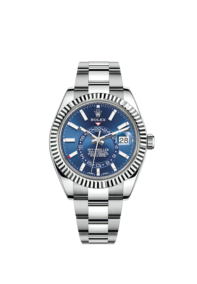 Rolex Skydweller Ref. 326934 Stainless Steel Blue Dial on Oyster