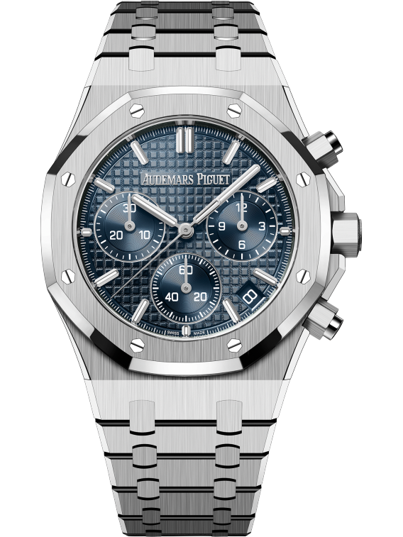 Audemars Piguet Royal Oak Ref. 26240ST.OO.1320ST.01 41MM Stainless Steel Blue Dial (50TH ANNIVERSARY)