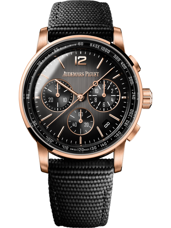 Audemars Piguet Code 11.59 Chronograph Ref. 26393NR.OO.A002KB.01 41MM Rose Gold/Ceramic Sides Black Dial