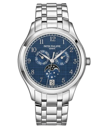 4947/1A Complications 38mm Steel Bracelet Shantung Blue Dial Steel Bezel