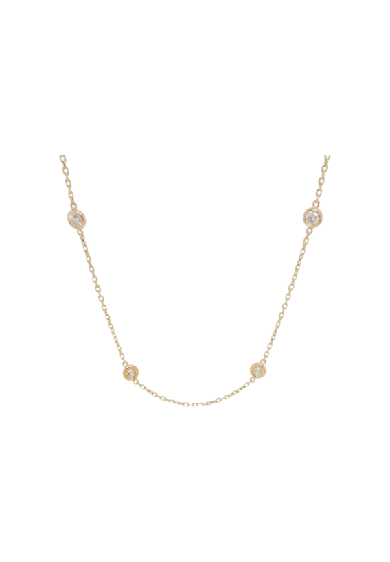 Ladies Diamond By The Yard Necklace 1.00 Carats