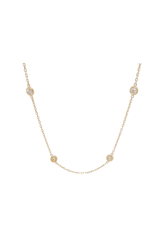 Ladies Diamond By The Yard Necklace 1.00 Carats