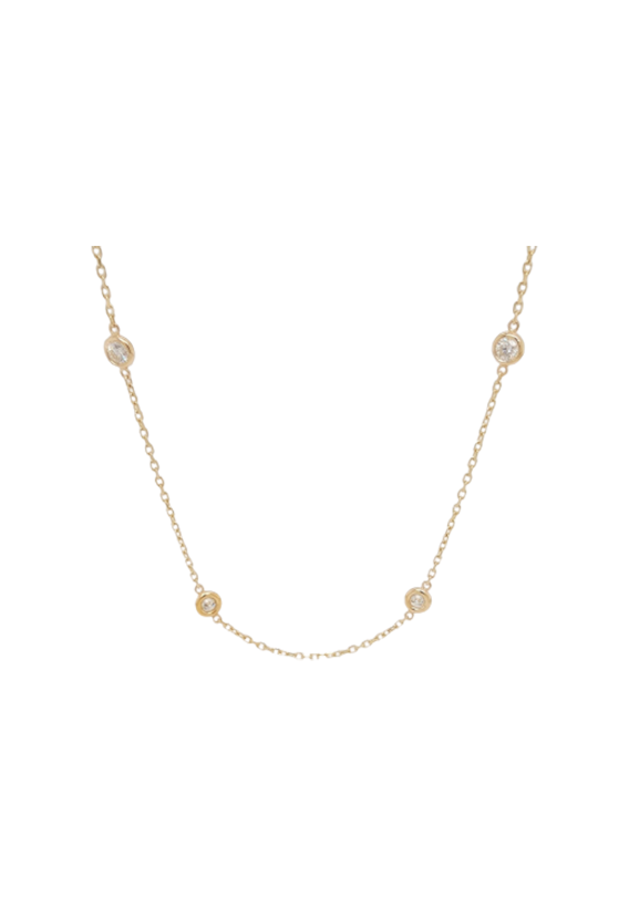 Ladies Diamond By The Yard Necklace 1.50 Carats