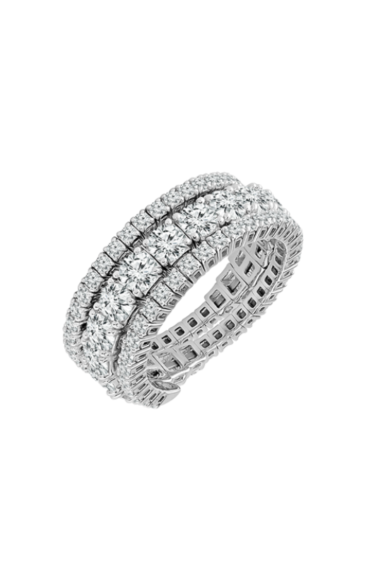 Ladies Diamond Flexible Ring 3.50 Carats