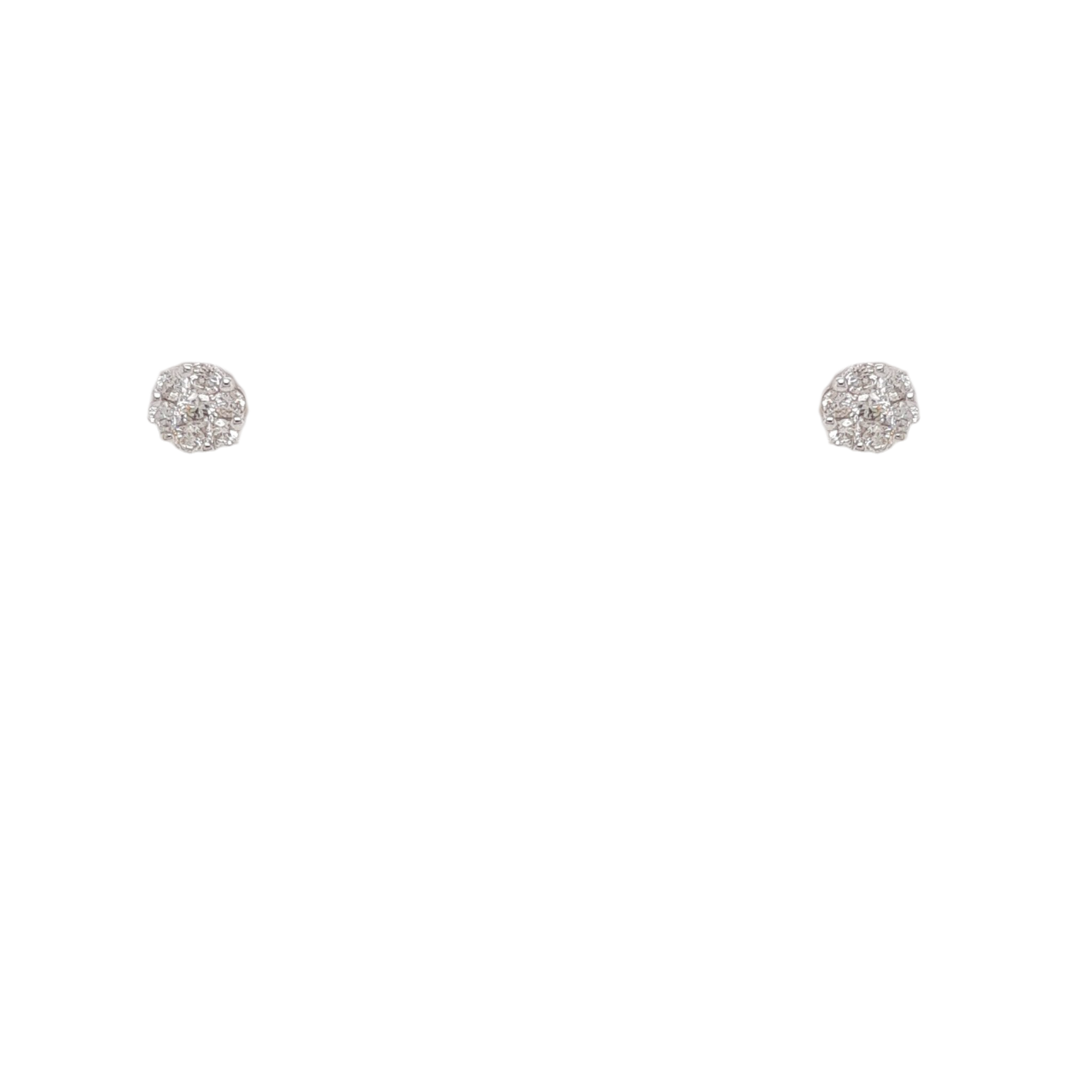 Ladies Diamond Stud Earrings 0.03 Carats