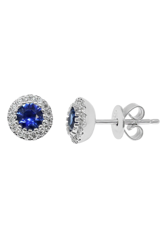 14KTW/G,LCER SAPP0.42CTS RD0.12 SHV