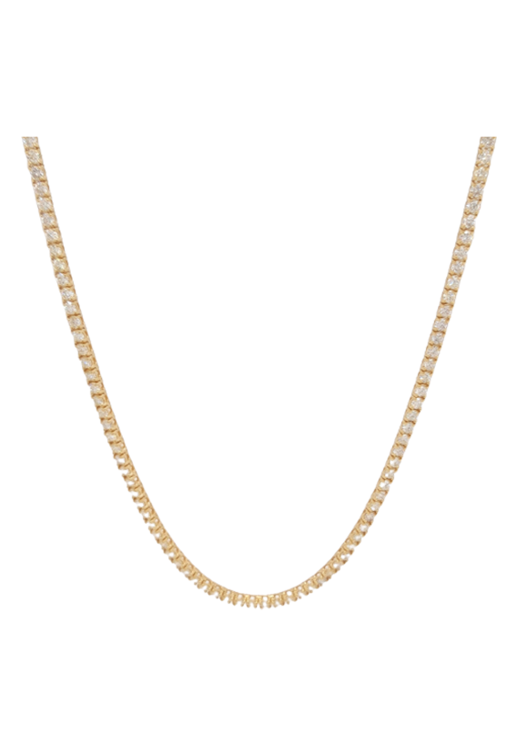 Ladies Diamond Tennis Necklace 3.00 Carats