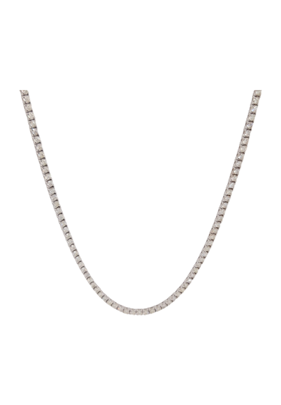 Ladies Diamond Tennis Necklace 10.00 Carats