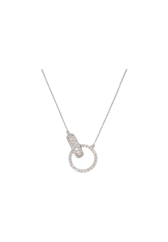 Ladies Diamond Necklace 1.00 Carats