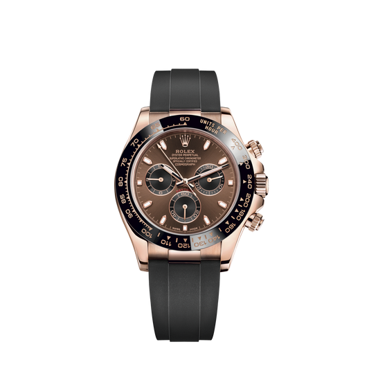 Cosmograph Daytona 40MM Oysterflex Bracelet Chocolate and Black Dial Black Cerachrom Bezel With Tachymetric Scale