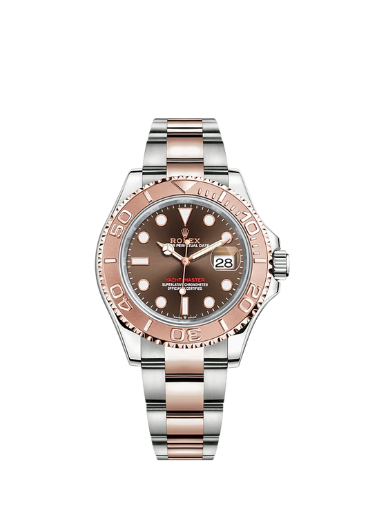 Yacht-Master 40 40mm Oyster Bracelet Oystersteel and Everose Gold with Chocolate Dial Bidirectional Rotatable Bezel