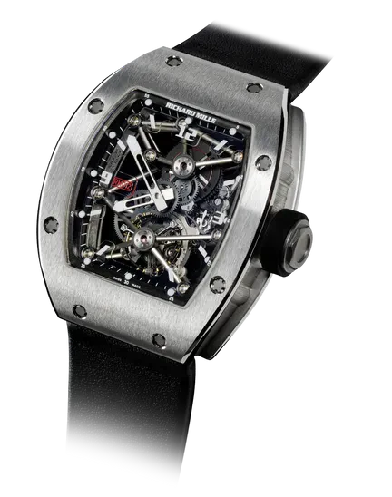 RM 012 Tourbillon Rubber Strap Platinum Case