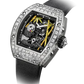 RM 26-01 Tourbillon Panda Black Alligator Strap White Gold Diamond Set Case