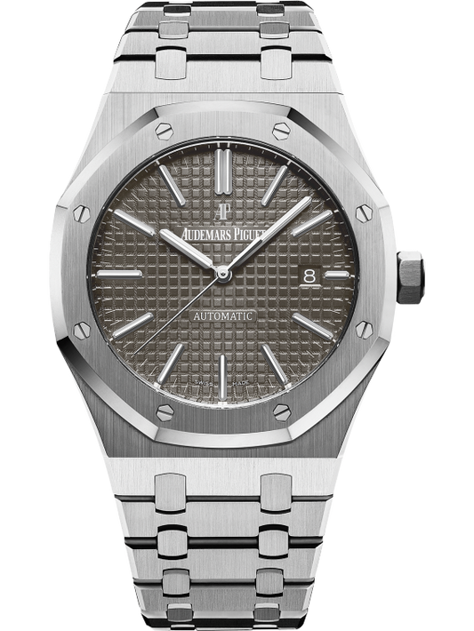 Royal Oak Selfwinding 41MM Stainless Steel Bracelet Grey Ruthenium-Toned Dial With Grande Tapisserie Pattern Stainless Steel Case