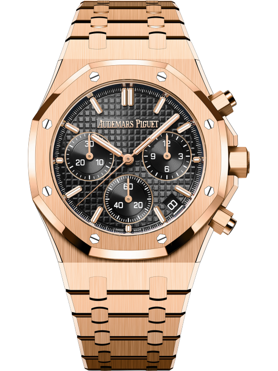 Audemars Piguet Royal Oak Ref. 26240OR.OO.1320OR.02 41MM Rose Gold Black Dial