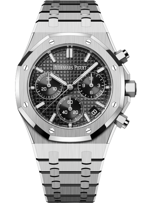 Audemars Piguet Royal Oak Chronograph Ref. 26240ST.OO.1320ST.02 41MM Stainless Steel Bracelet Black Dial