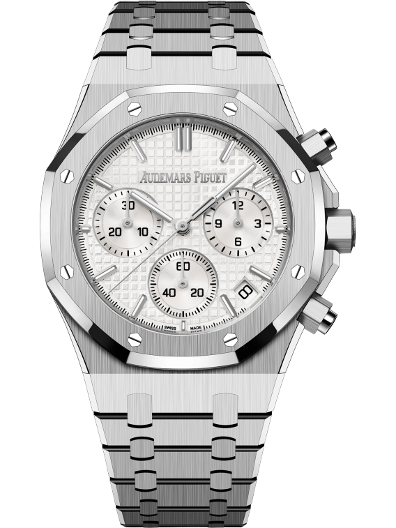 Audemars Piguet Royal Oak Chronograph Ref. 26240ST.OO.1320ST.03 41MM Stainless Steel Bracelet Silver-Toned Dial