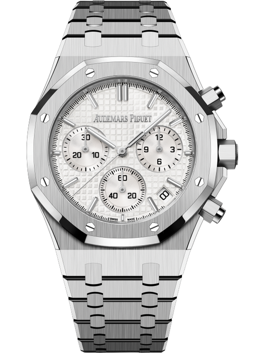 Audemars Piguet Royal Oak Chronograph Ref. 26240ST.OO.1320ST.03 41MM Stainless Steel Bracelet Silver-Toned Dial