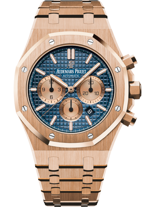 Audemars Piguet Royal Oak Ref. 26331OR.OO.1220OR.01 41MM Rose Gold Blue Dial