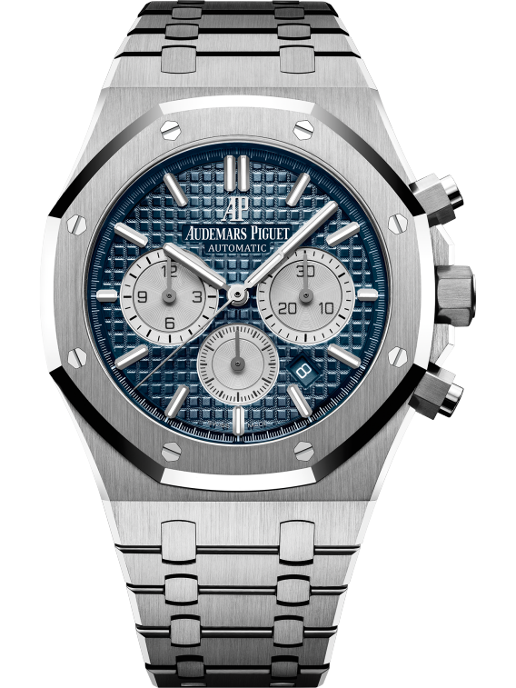 Audemars Piguet Royal Oak Chronograph Ref. 26331ST.OO.1220ST.01 41MM Stainless Steel Blue Dial