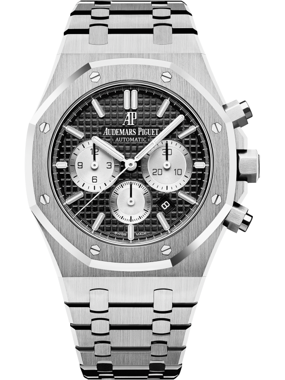 Audemars Piguet Royal Oak Chronograph Ref. 26331ST.OO.1220ST.02 41MM Stainless Steel Black Dial