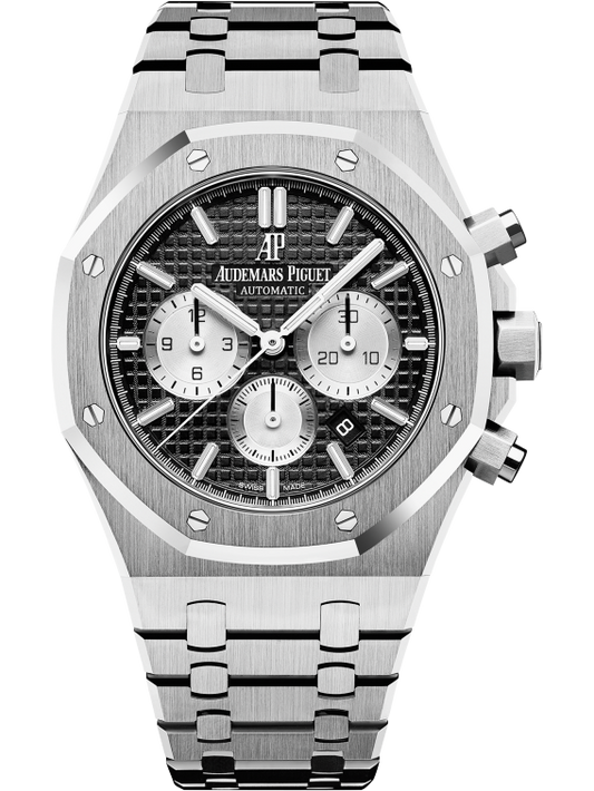 Audemars Piguet Royal Oak Chronograph Ref. 26331ST.OO.1220ST.02 41MM Stainless Steel Black Dial