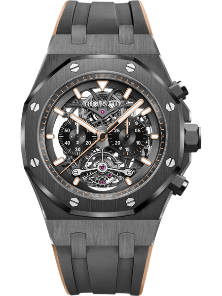 Royal Oak Tourbillon Chronograph Openworked 44MM Two Tone Black