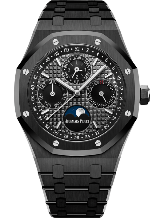 Audemars Piguet Royal Oak Perpetual Calendar Ref. 26579CE.OO.1225CE.01 41MM Black Ceramic Slate Grey Dial