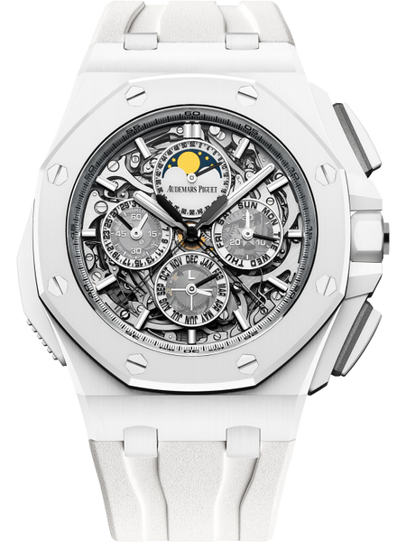 Royal Oak Offshore Grande Complication 44MM White Rubber Strap 